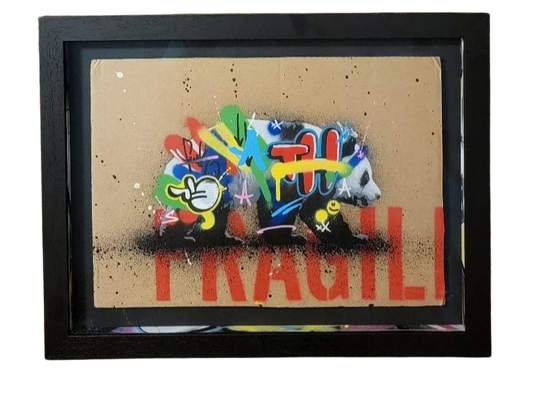 Panda (Framed) by Martin Whatson