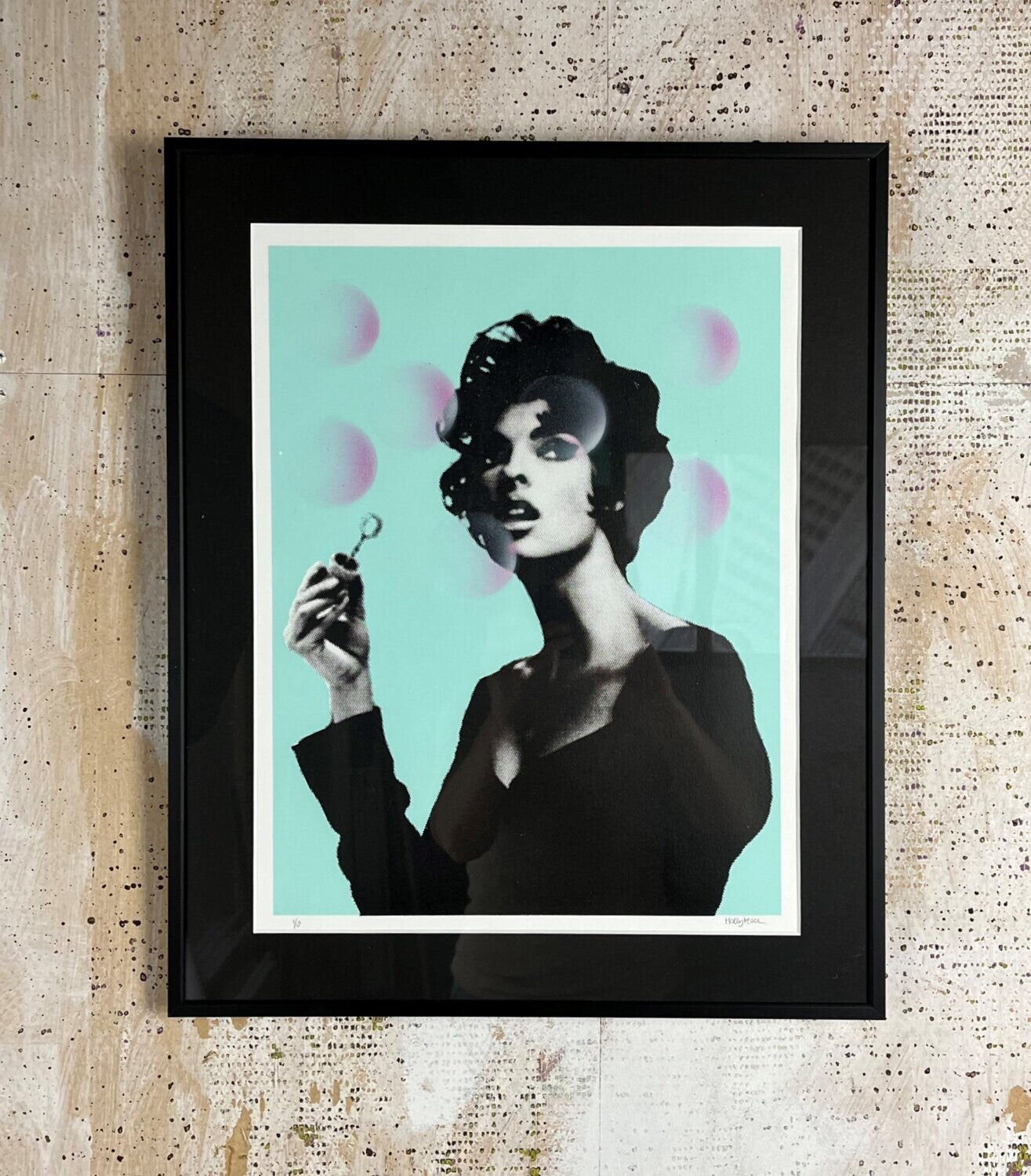 Forever blowing bubbles - (Framed) Hand Finished