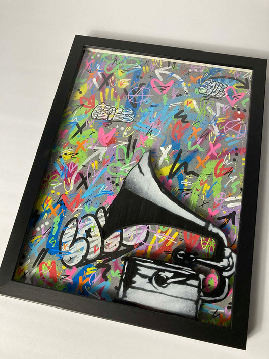 Music Makes You Lose Control Frame - Wood Cut 1/1