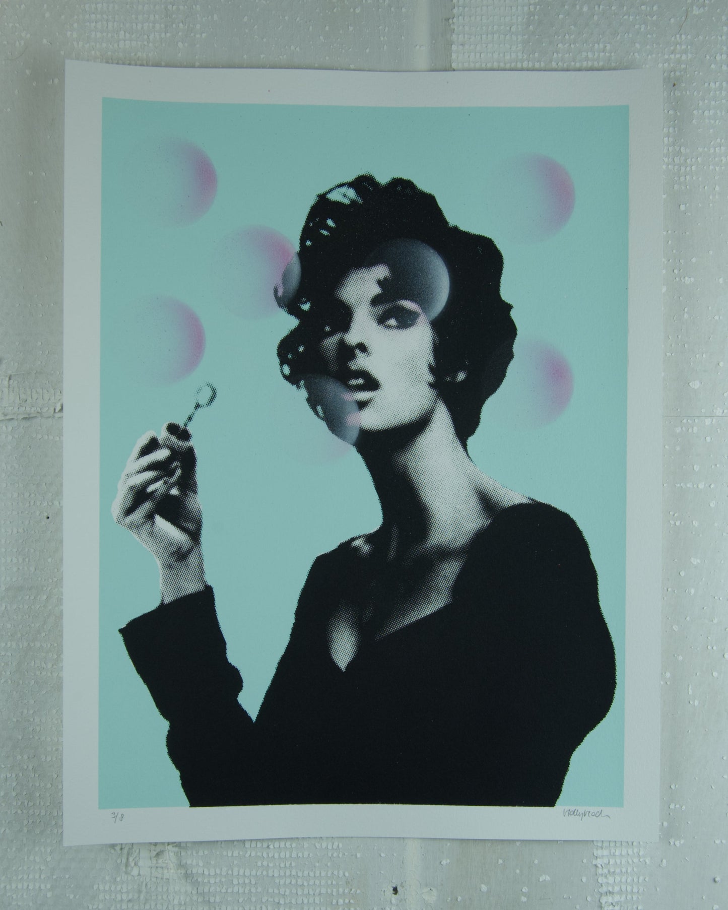 Forever blowing bubbles - (Framed) Hand Finished