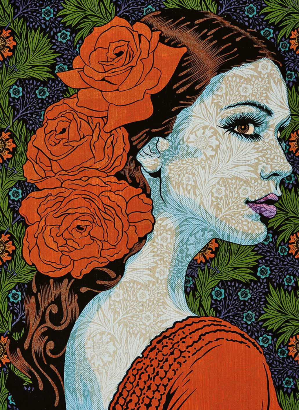 Medea Wood Panel by Chuck Sperry
