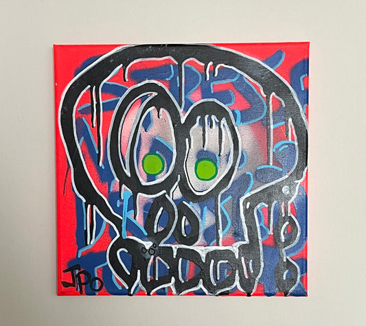 Skull Mini Canvas (Red)
