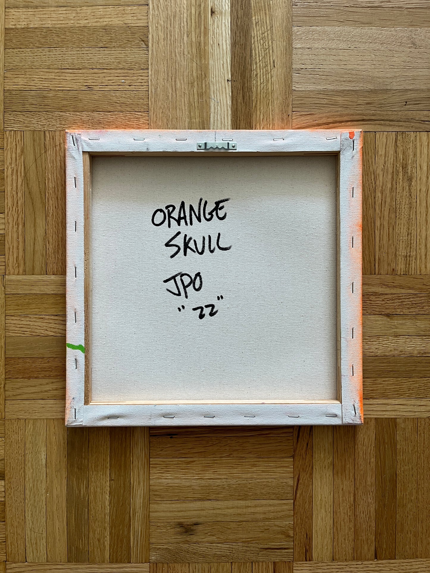 Skull Mini Canvas (Orange)