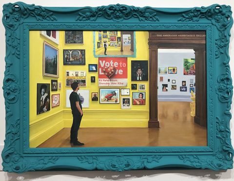 Look Mum My Painting got into the Royal Academy