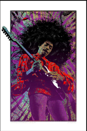 Jimi Hendrix - Sparkle Foil Edition AP