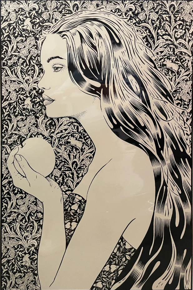 Chuck Sperry Sister - Black & White Test Print