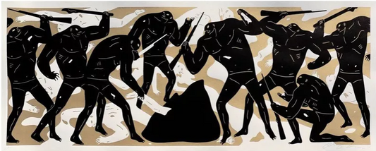 Cleon Peterson - Burning The Dead (Gold)
