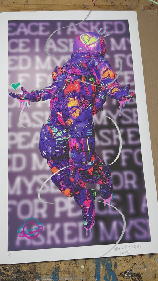 The Colors Don't Fade Hand Finished 1/3