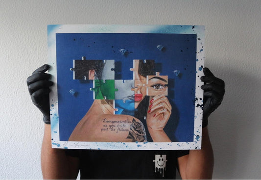 Lucy in the sky with diamonds - Hand Finished