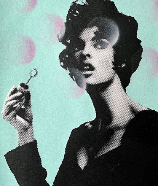 Forever blowing bubbles - Hand Finished