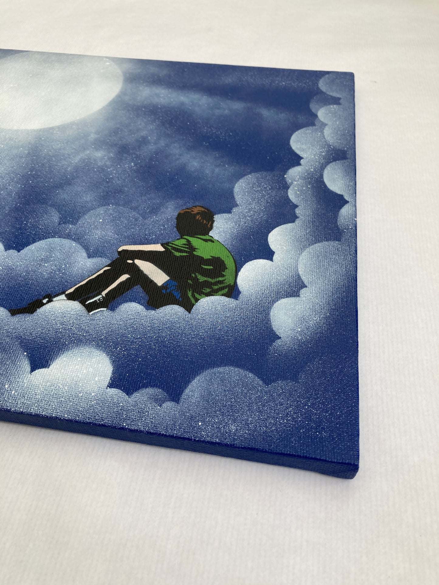 Opp i skyene - Canvas AP