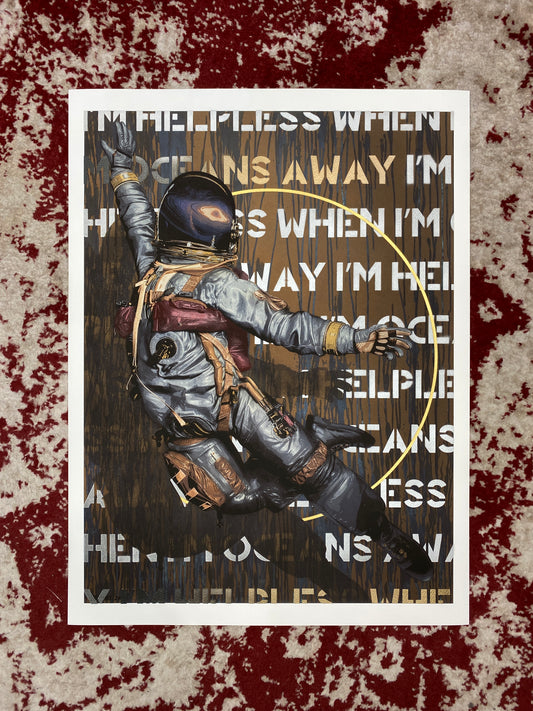 I’m Helpless When I’m Oceans Away II Hand Finished