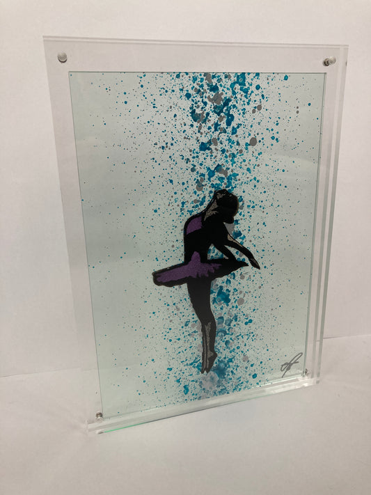 Shooting Star - Acrylic (Purple dress)