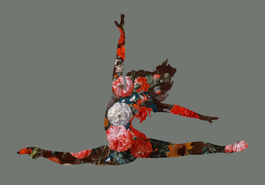 Grand jetes avec des fleurs