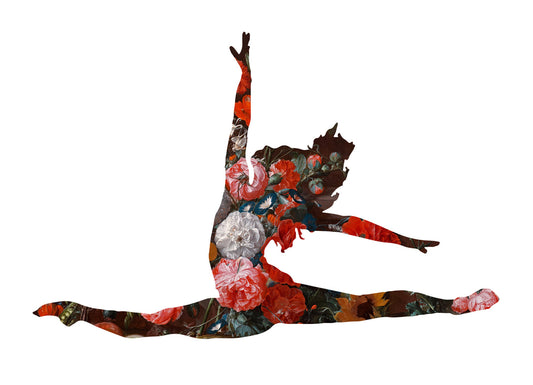 Grand jetes avec des fleurs