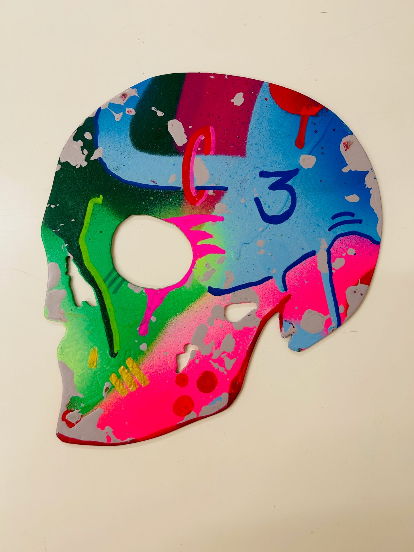 Hodeskalleskulptur 1