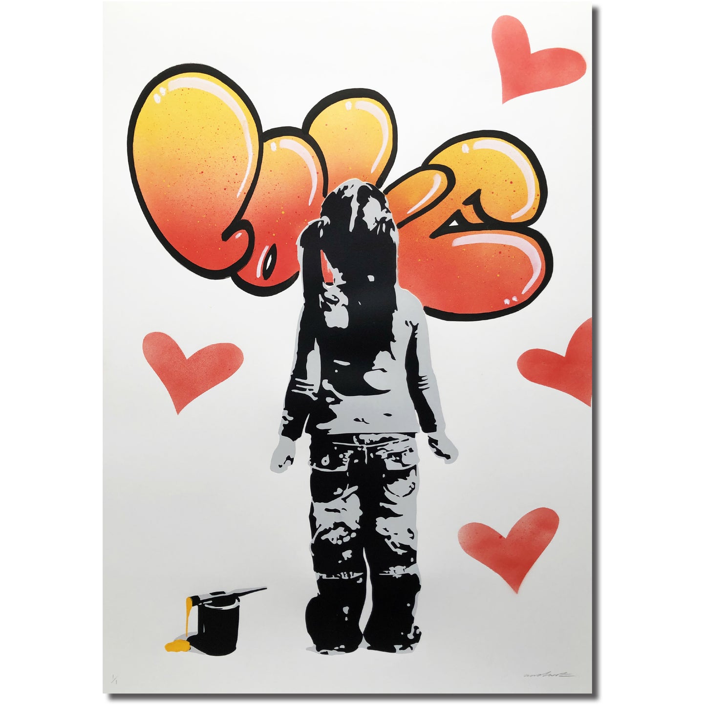 Paint Girl - Hånd ferdig 1/1
