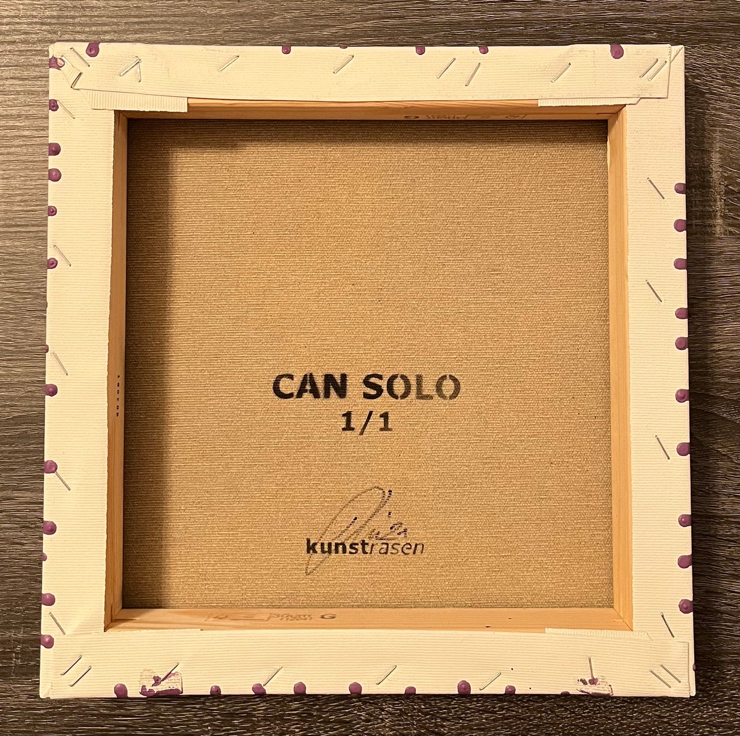 Can Solo - Canvas (Purple) 1/1