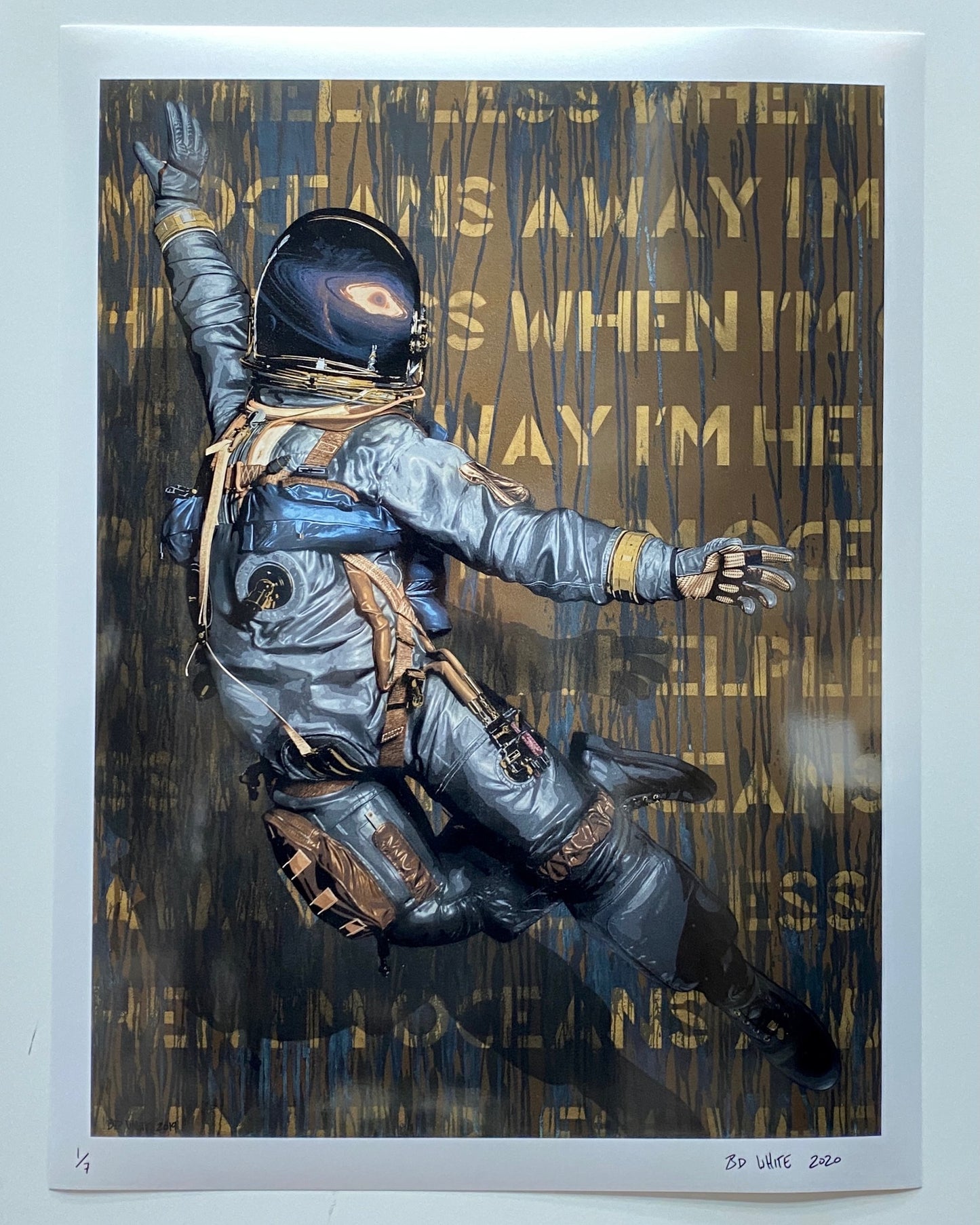 Jeg er hjelpeløs når jeg er Oceans Away Silver Pearl Diptych