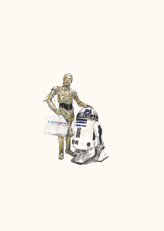 c3po and r2d2 drawing