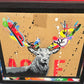 Stag (Framed) by Martin Whatson