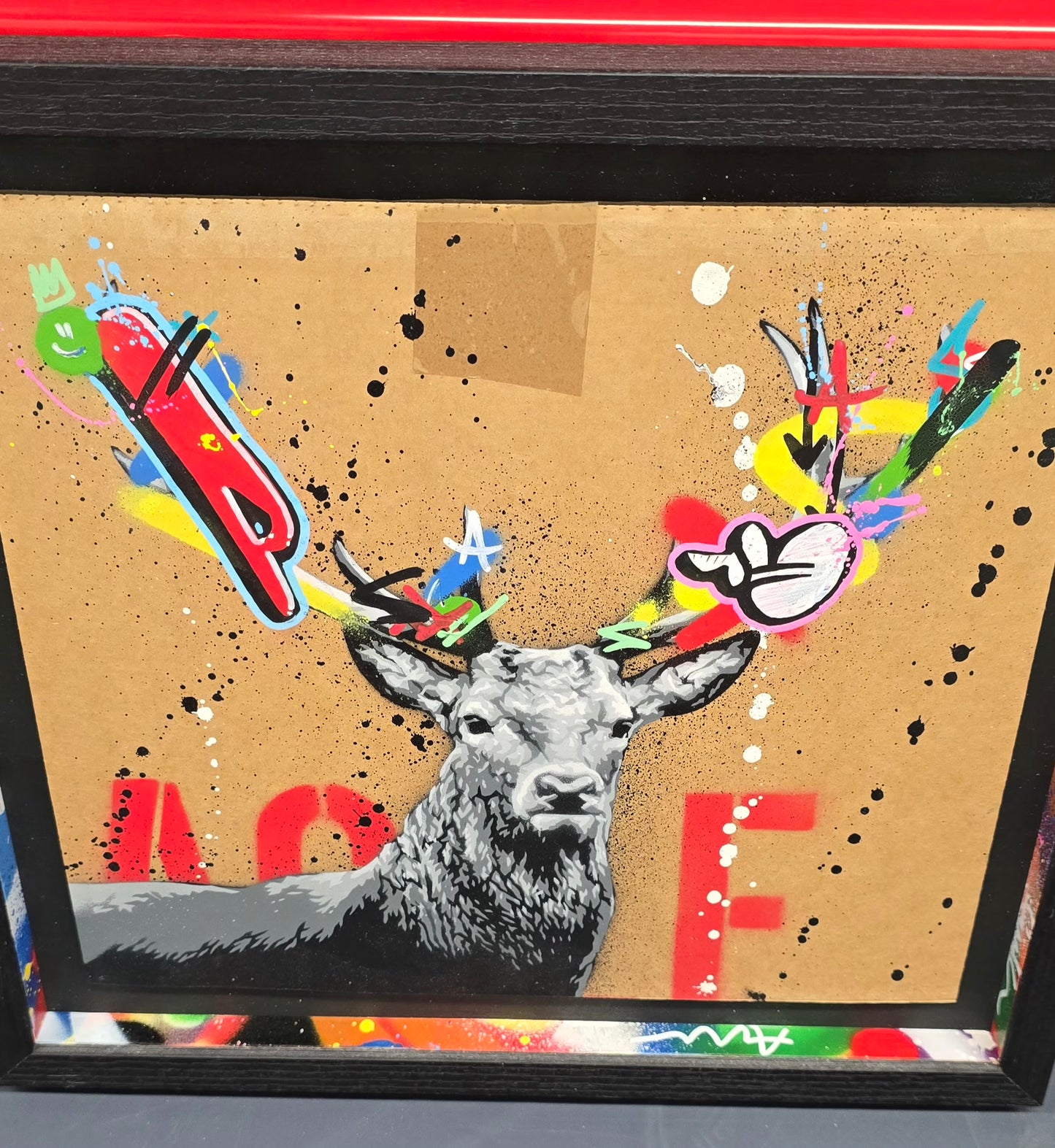 Stag (Framed) by Martin Whatson