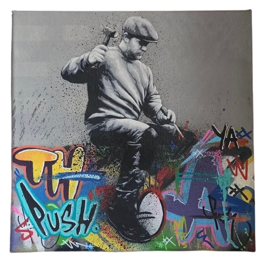 Quarry Worker Canvas - Martin Whatson