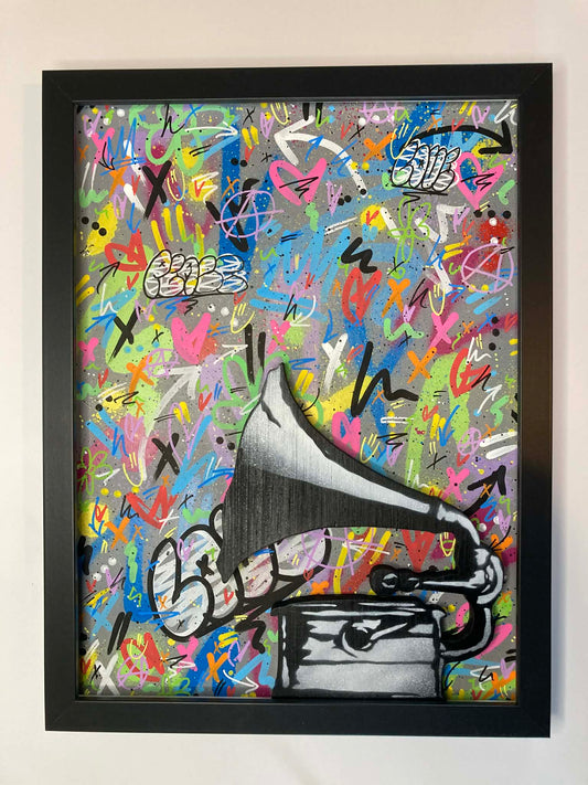 Music Makes You Lose Control Frame - Wood Cut 1/1