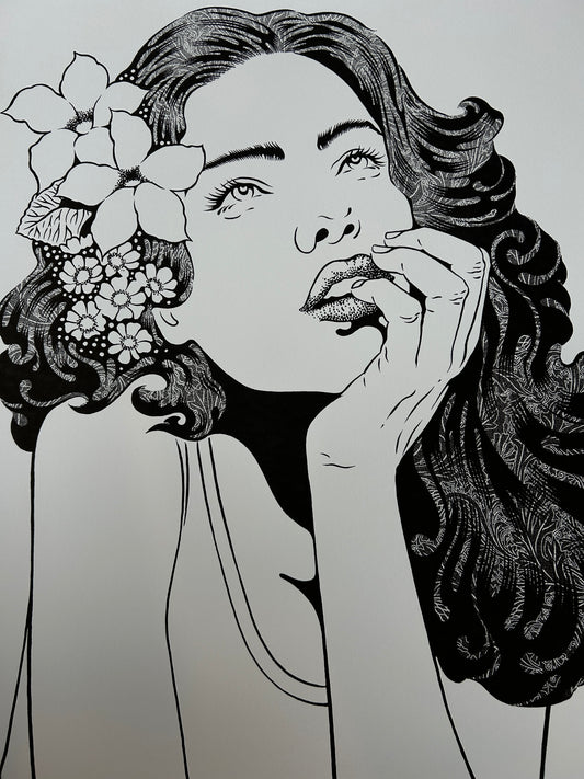 Chuck Sperry Dreamer - Black & White Test Print (Copy)