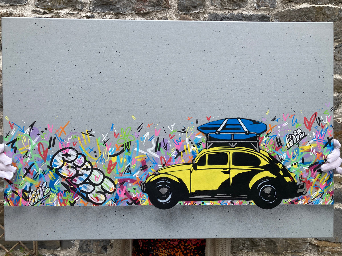 Summer of Love VW Beetle - Canvas