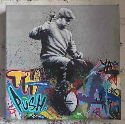 Quarry Worker Canvas - Martin Whatson