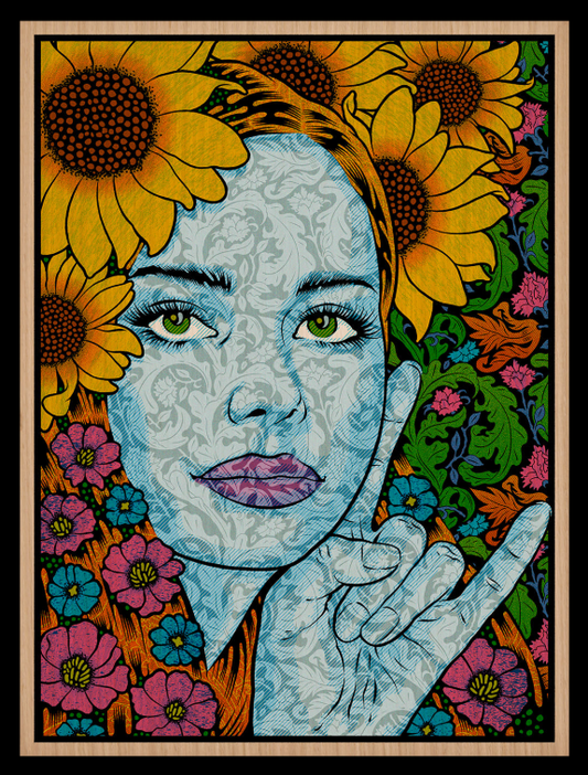 Bacchante Wood Panel by Chuck Sperry