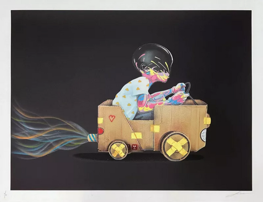 Driven (Hand Finished - Black Edition with Gold Leaf)