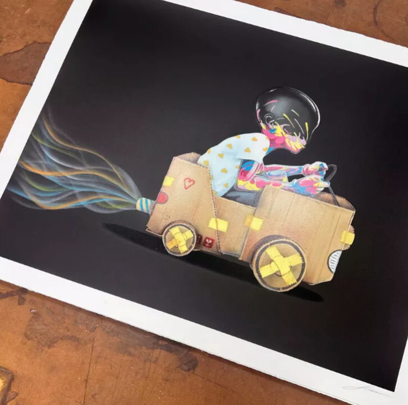 Driven (Hand Finished - Black Edition with Gold Leaf)