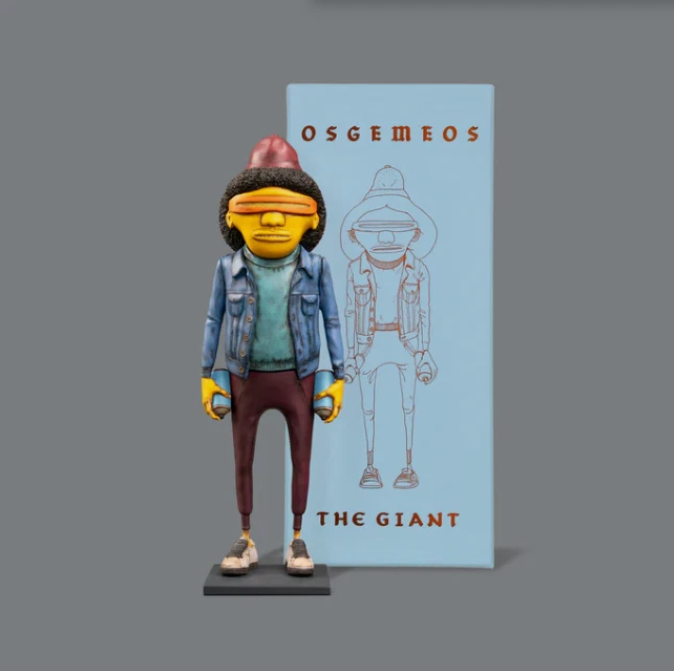 OsGemeos - The Giant (Light Blue)