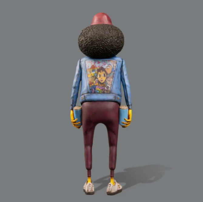 OsGemeos - The Giant (Light Blue)