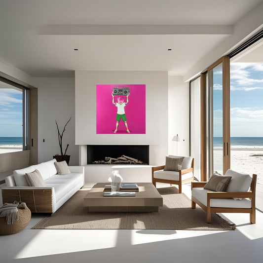 Ghetto Blaster Canvas