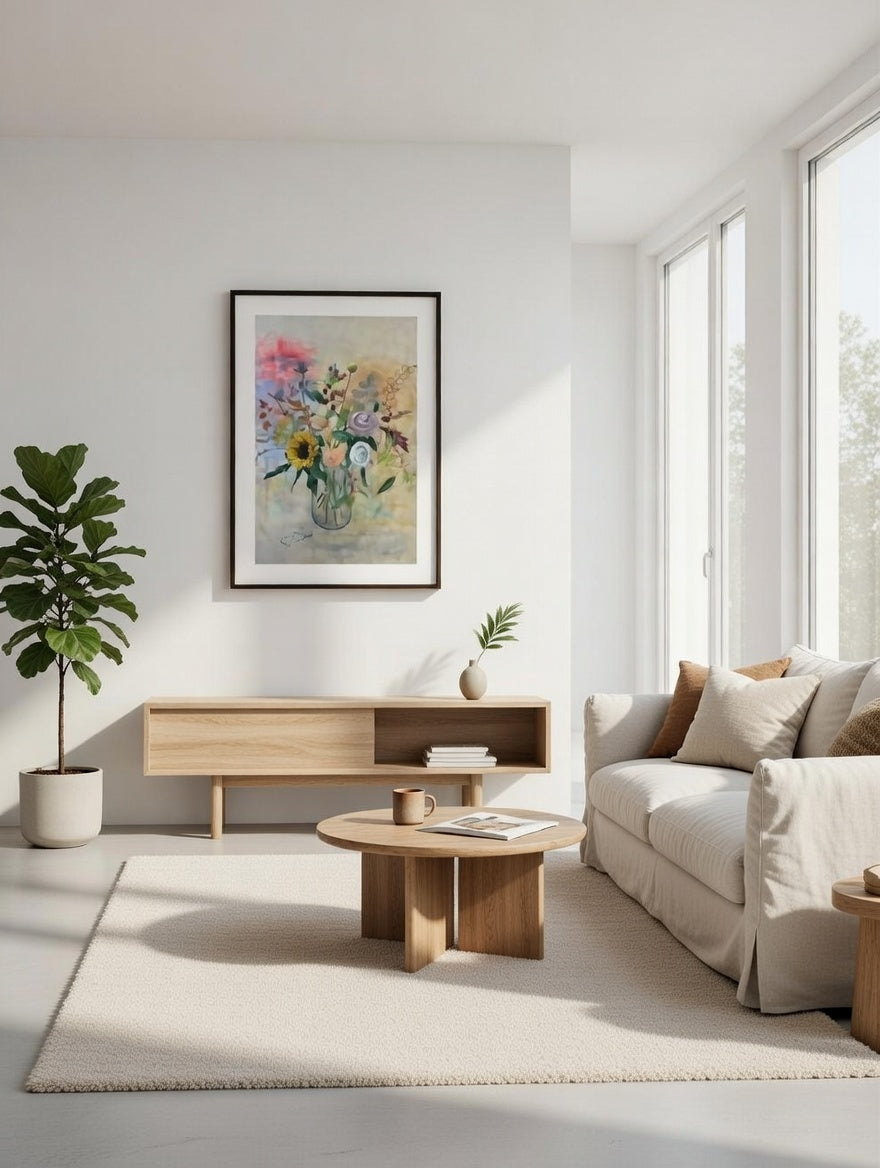 Autumn Thistle Painting