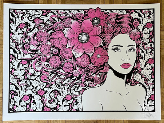 Pythia Rose Test Print