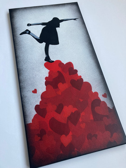 Love is a balancing act - Canvas