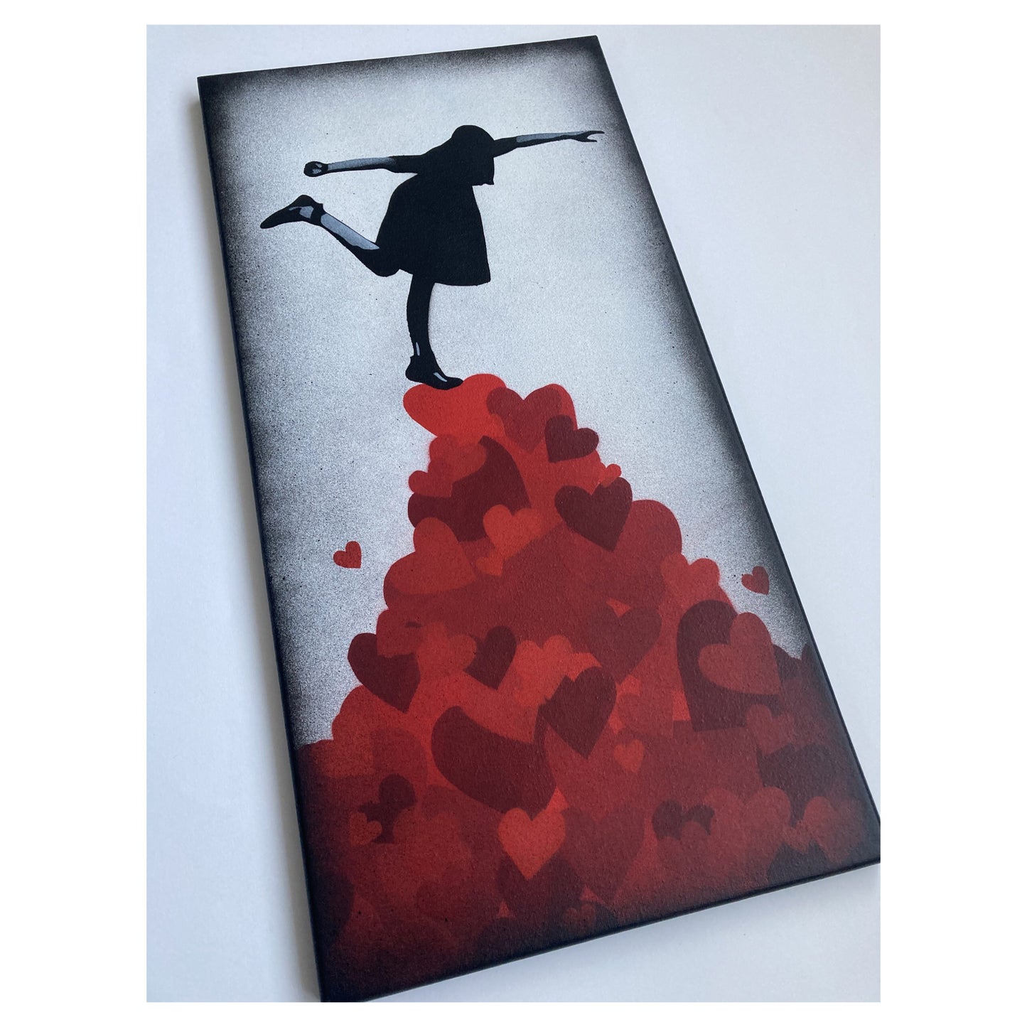 Love is a balancing act - Canvas