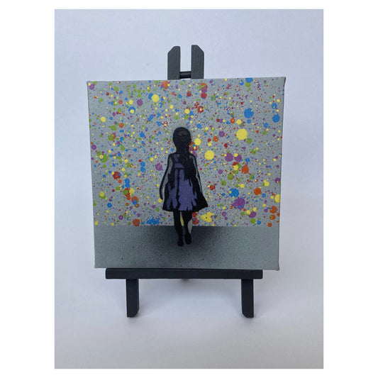 Walk on By mini Canvas/Easel