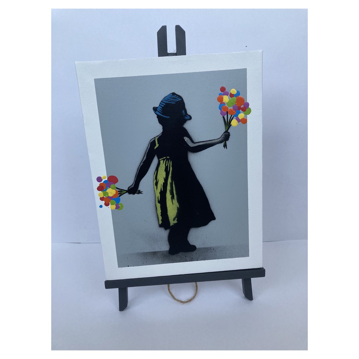 Flower Girl Canvas/Easel