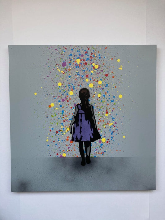 Walk on by Wood Panel