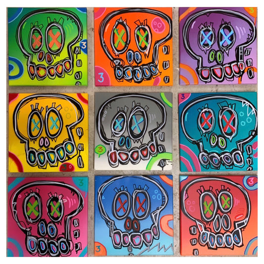 Skulls in Color