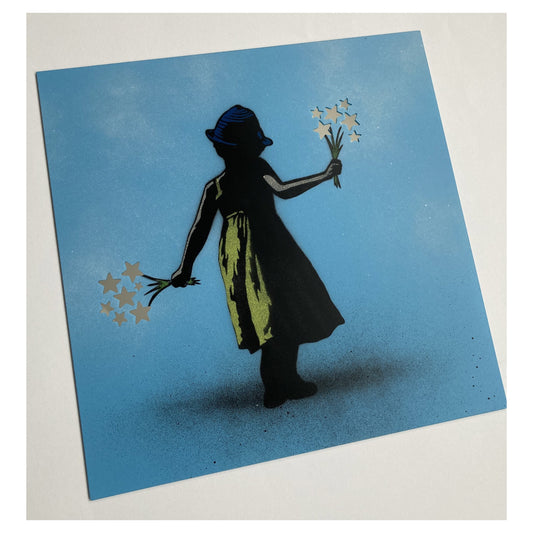 Flower Girl - Mirror (Blue)