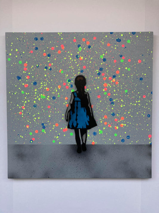 Walk on by (Fluorescent) Wood Panel