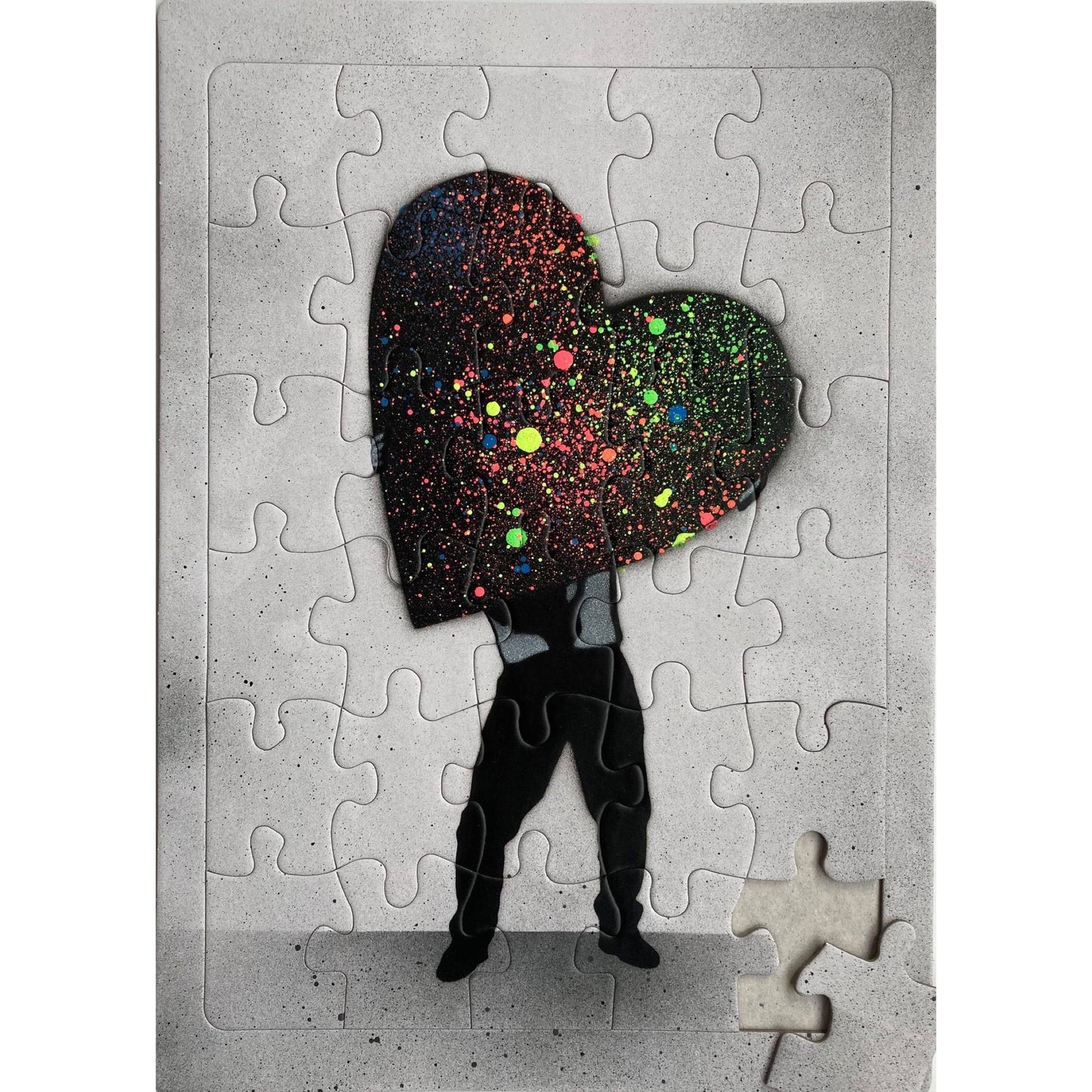 Big Love - Jigsaw (Fluorescent Heart)